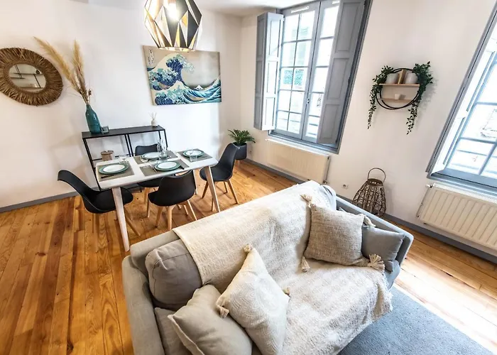 公寓 Duplex Typique Centre 巴约讷